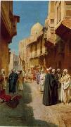 Arab or Arabic people and life. Orientalism oil paintings  437